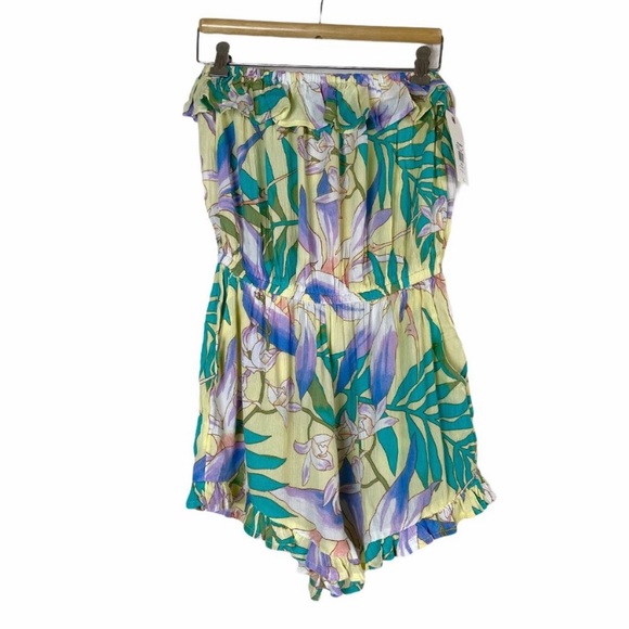 ★ Billabong Pocket Flower Floral Romper - Picture 3 of 8